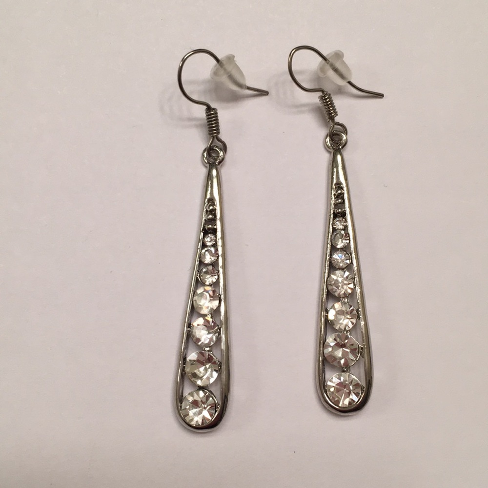 Silver earrings